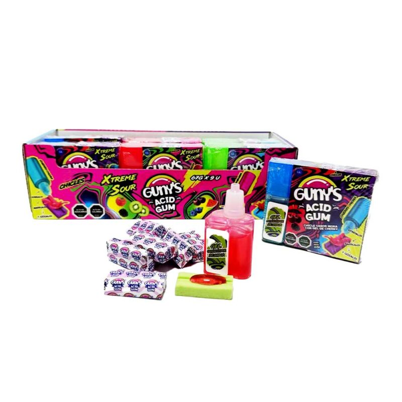 GUNYS ACID GUM (CHICLE)