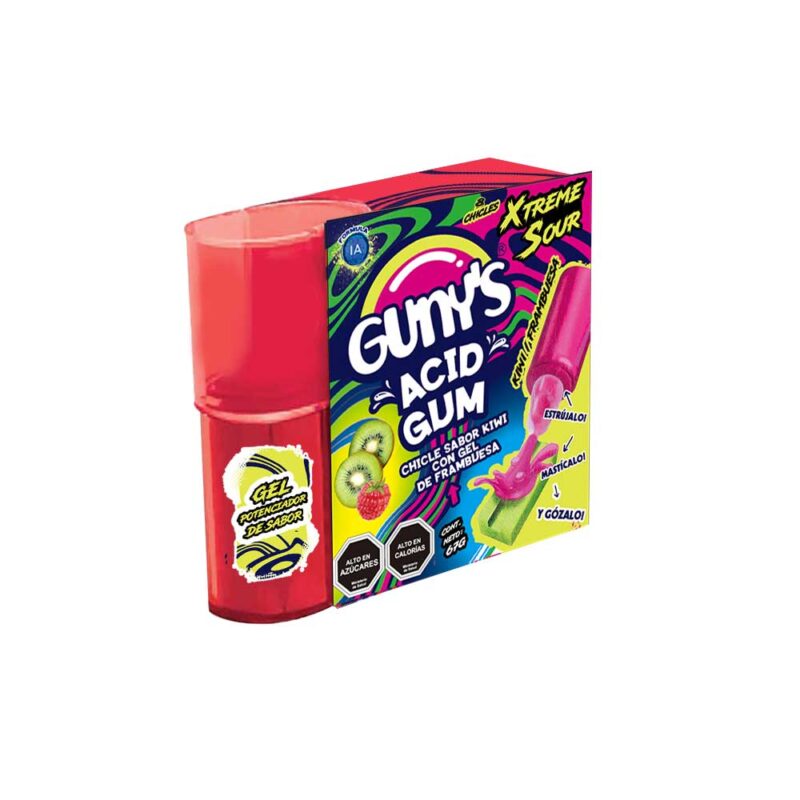 GUNYS ACID GUM (CHICLE)