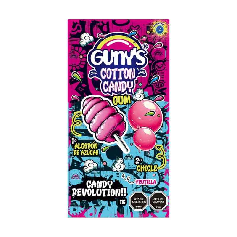 GUNYS COTTON CANDY (CHICLE)