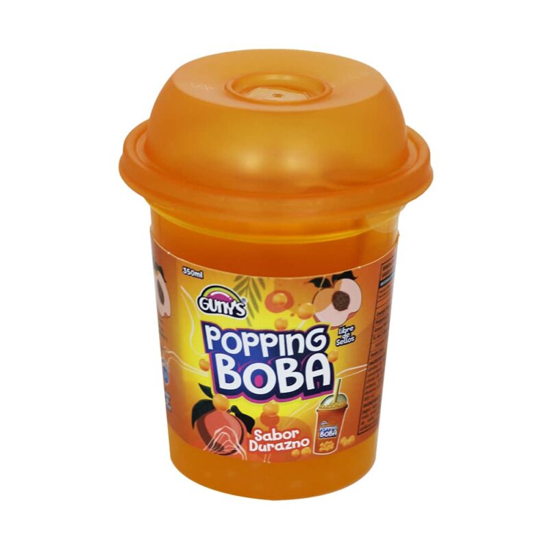 Bebida Popping Boba Durazno