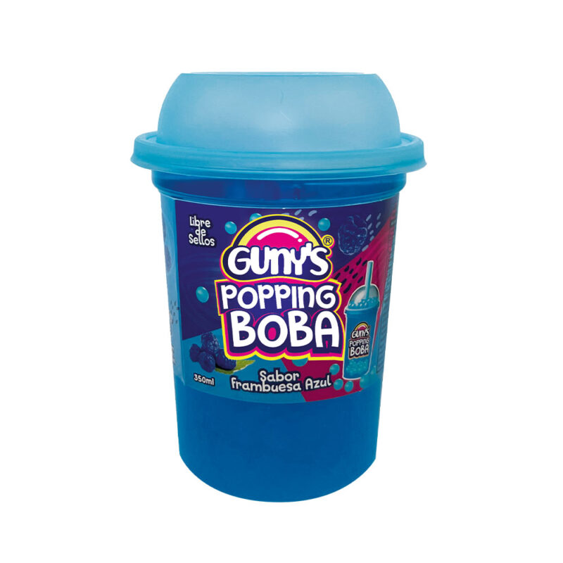 Bebida Popping Boba Frambuesa Azul