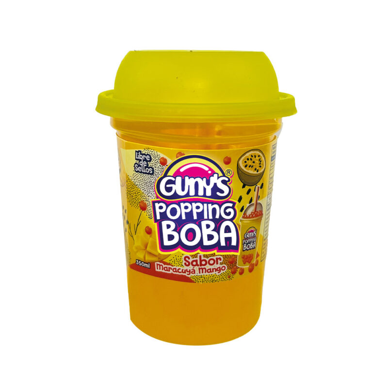 Bebida Popping Boba Mango Maracuyá
