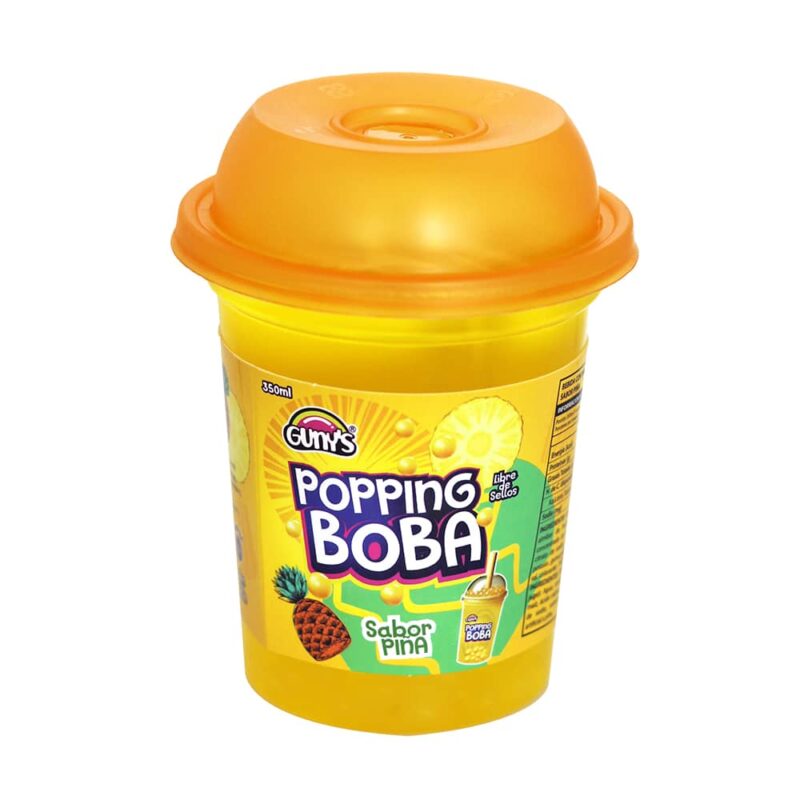 Bebida Popping Boba Piña