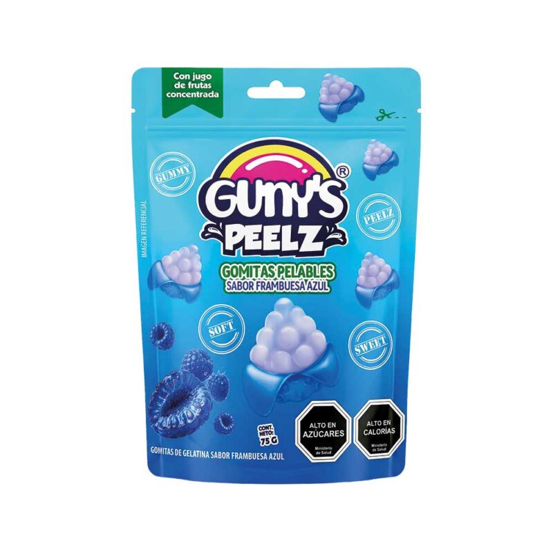 Gunys Peelz Sabor Frambuesa Azuk